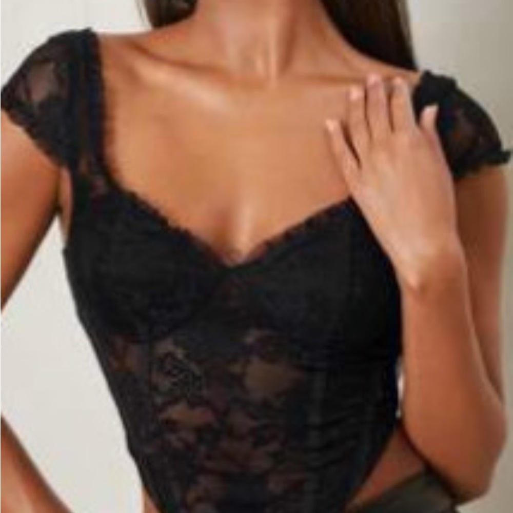 Black Lace Bodysuit